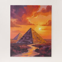 Pyramides d'Égypte Voyage au Coucher du Soleil
