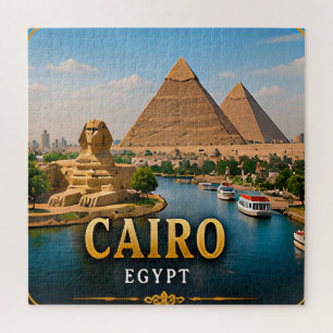 Puzzle Pyramides du Caire et splendeur intemporelle du Ni