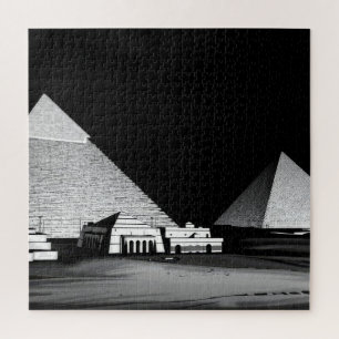 Puzzle Pyramides noires et blanches