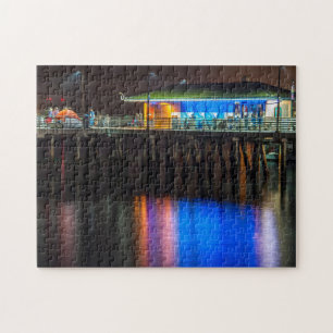 Puzzle Quai de pêche et eaux vertes