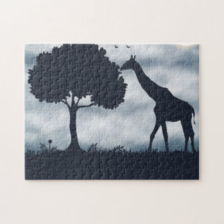 Puzzle Quand la Lune murmure à la Giraffe