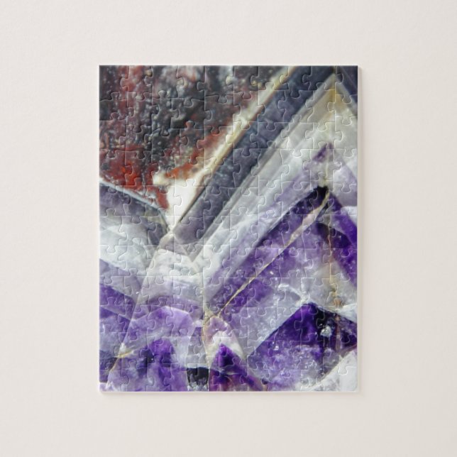 Puzzle Quartz de montagne d'améthyste (Vertical)