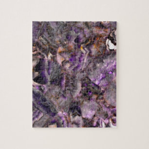 Puzzle quartz pourpre