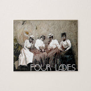 Puzzle Quatre dames vintages