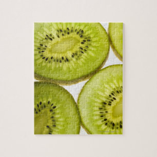 Puzzle Quatre morceaux de kiwi tranché