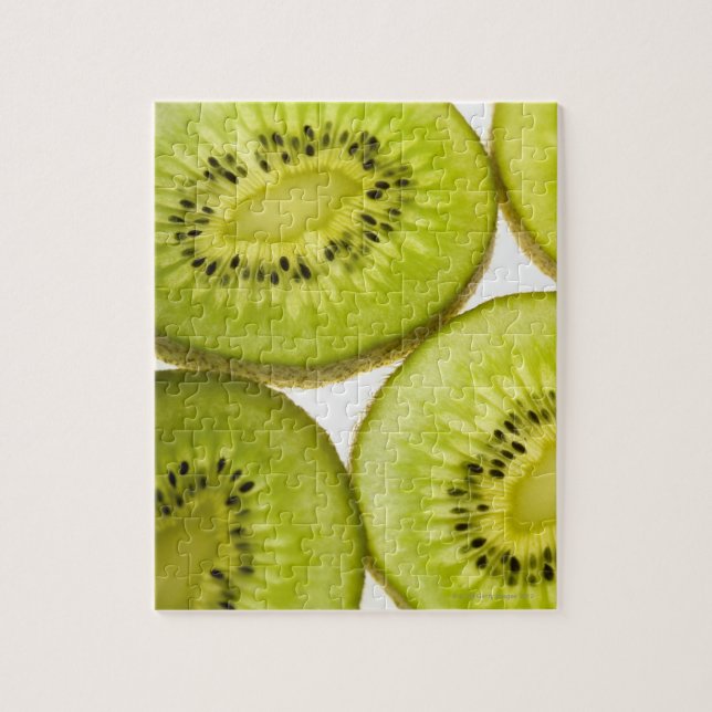 Puzzle Quatre morceaux de kiwi tranché (Vertical)