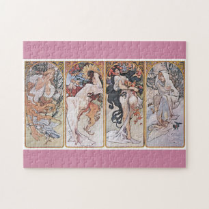 Puzzle Quatre Saisons, Mucha