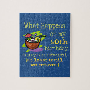 Puzzle quatre-vingt-dixième Cadeaux de fête