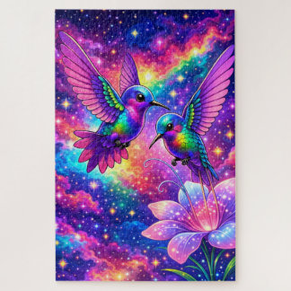 Puzzle Quebra-Cabeça (Puzzle) Beija-Flores Enamorados