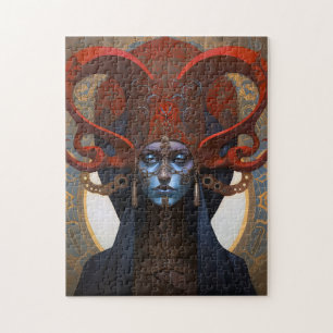 Puzzle Queen Goddess Imaginaire Art