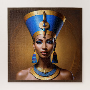 Puzzle "Queen Nefertiti" Belle reine africaine antique
