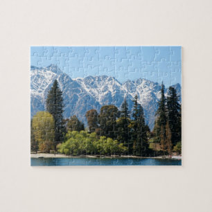 Puzzle Queenstown Mountains and Trees Landscape Photo
