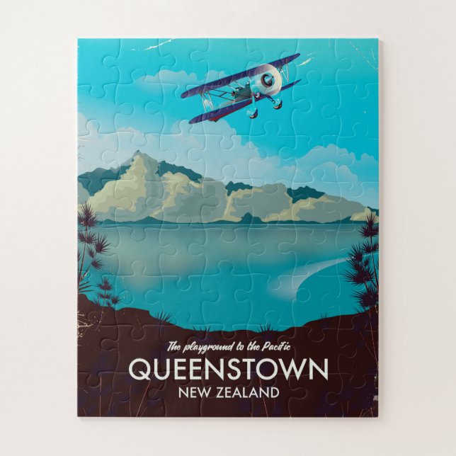 Puzzle Queenstown Nouvelle-Zélande (Vertical)