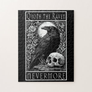 Puzzle Quoth the Raven - Nevermore - Edgar Allan Poe art