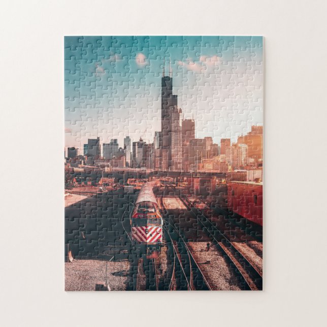 Puzzle quotidien/métro train Jigsaw Puzzle Puzzle  (Vertical)