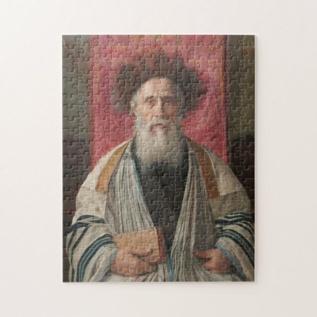Puzzle Rabbin - peinture par Isador Kaufmann - Circa 1920 (Vertical)