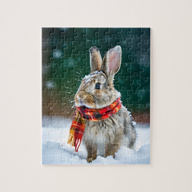 Puzzle Rabbit hiver (Vertical)