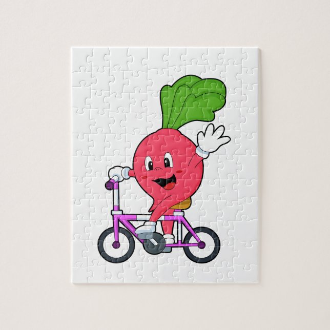 Puzzle Radish avec vélo (Vertical)
