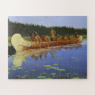 Puzzle Radisson Groseilliers Voyagers Frederic Remington