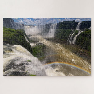 Puzzle Rainbow at Iguazu Falls in Brazil