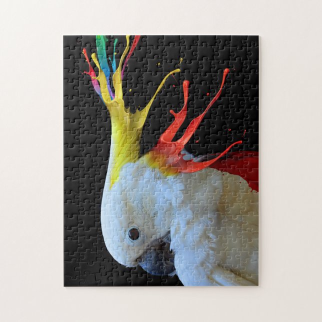 Puzzle Rainbow bird (Vertical)