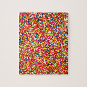 Puzzle Rainbow Candy Motif