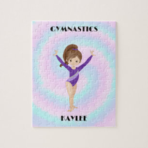 Puzzle RAINBOW GYMNASTICS GYMNAST PUZLE Personnalisé