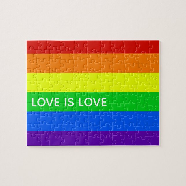 Puzzle Rainbow Love is Love (Horizontal)