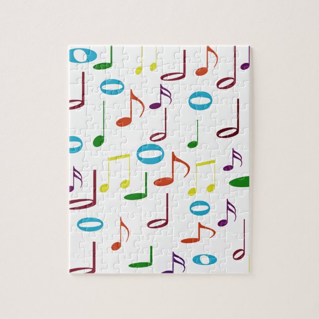 Puzzle Rainbow Notes (Vertical)