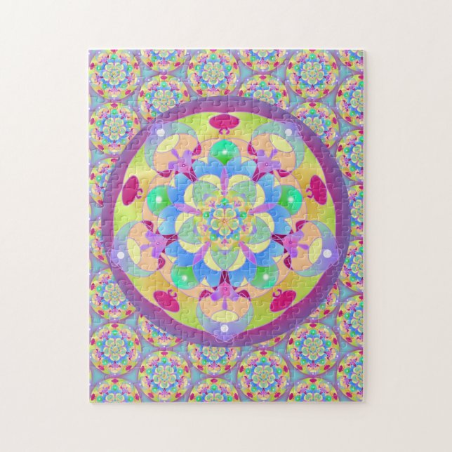 Puzzle Rainbow Song Mandala extrêmement difficile (Vertical)