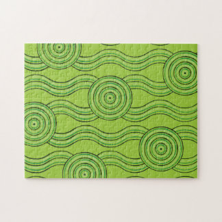 Puzzle Rainforest Australian Dreamtime River Motif