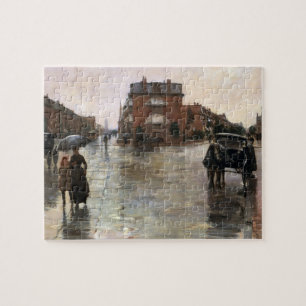 Puzzle Rainy Day, Boston par Frederick Childe Hassam