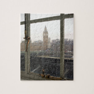 Puzzle Rainy Day View of Big Ben - 8x10 - 110 pcs