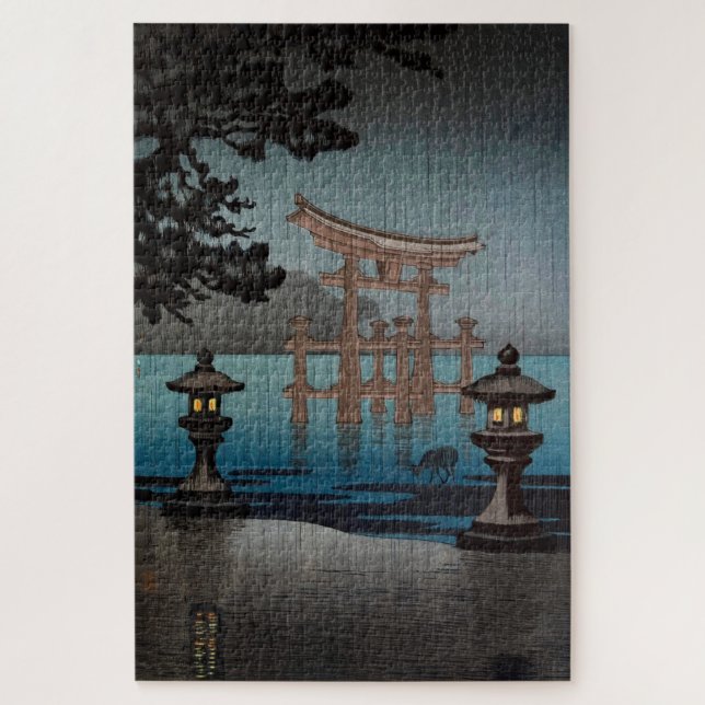 Puzzle Rainy Miyajima par Tsuchiya Koitsu (Vertical)