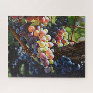 Puzzle Raisins d'abondance pour les amateurs de vin et le