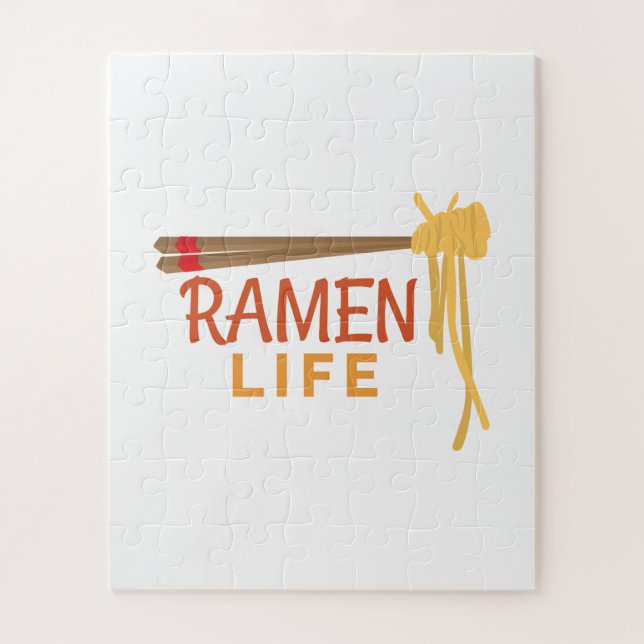 Puzzle Ramen Life Japonais Nourriture amusante Idée-cadea (Vertical)
