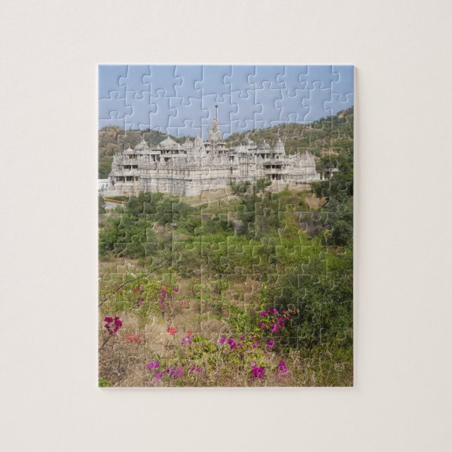 Puzzle Ranakpur Jain Temple, Ranakpur, Rajasthan, Inde (Vertical)