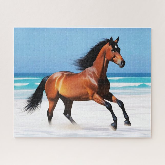Puzzle Randonnée pédestre sauvage sur une plage (Horizontal)