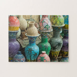Puzzle Rangées de la poterie dans Nizwa, Oman