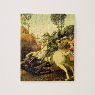 Puzzle Raphael "St George et le dragon" (circa 1505)