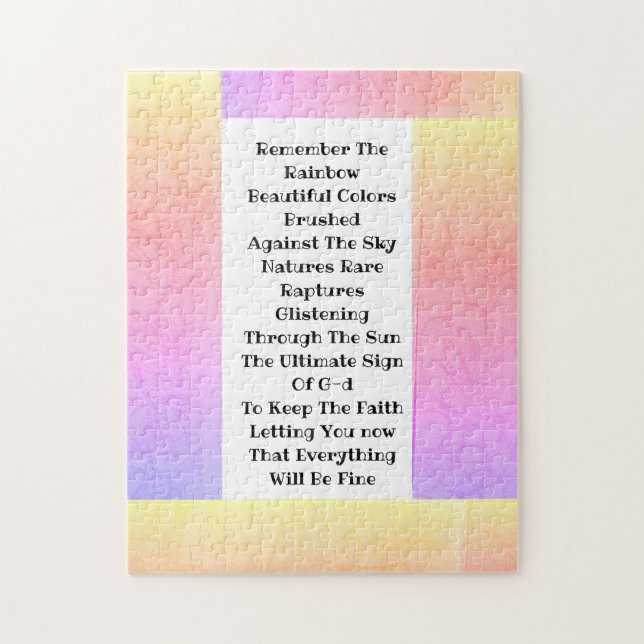 Puzzle Rappelez-Vous L'Arc En Ciel (Vertical)