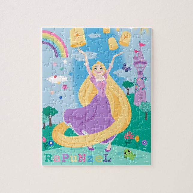 Puzzle Rapunzel Releasing Lanterns Vers Le Ciel (Vertical)