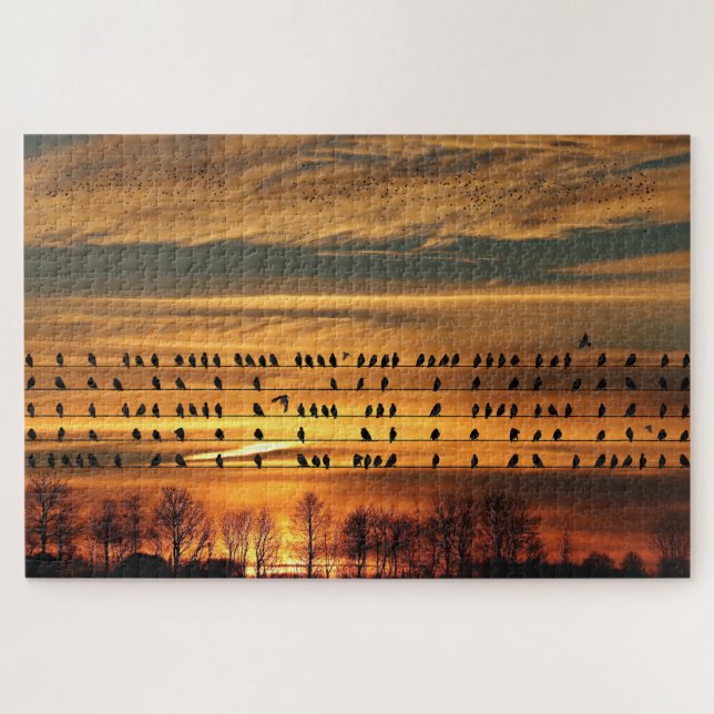 Puzzle Rassemblement des Starlings (Horizontal)