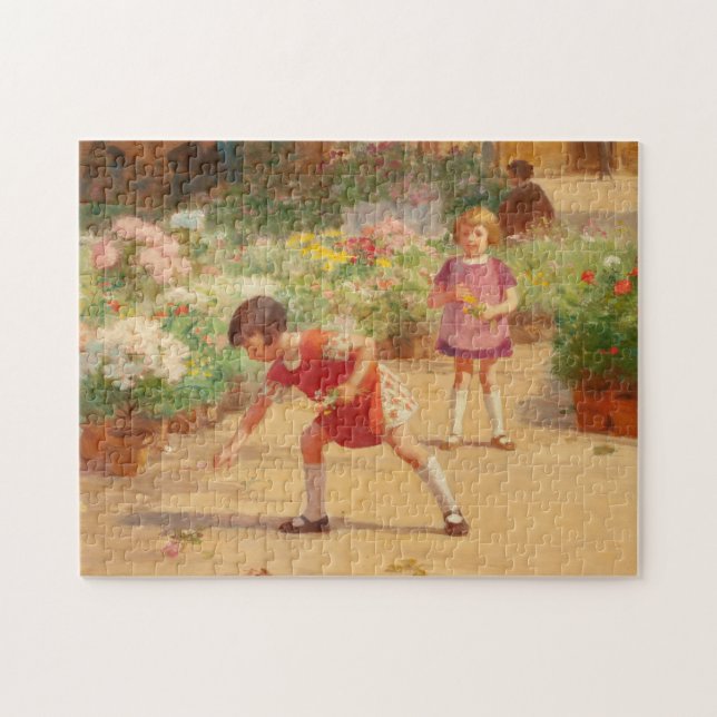 Puzzle Rassembler les fleurs | Victor Gabriel Gilbert (Horizontal)