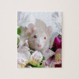 Puzzle Rat en fleurs