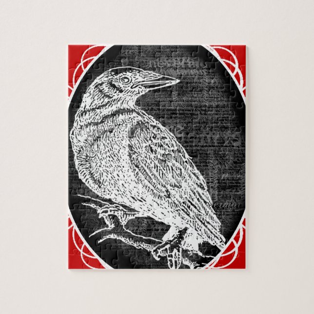 Puzzle "Raven" a inspiré la conception graphique (Vertical)