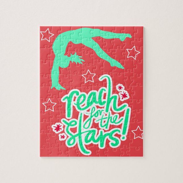 Puzzle Reach for the Stars Gymnastique Couleurs de Noël (Vertical)