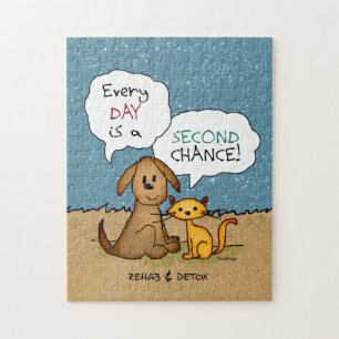 Puzzle Réadaptation et bande dessinée de désintoxicati