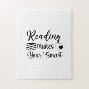 Puzzle Reading Art Reading Makes Your Smart