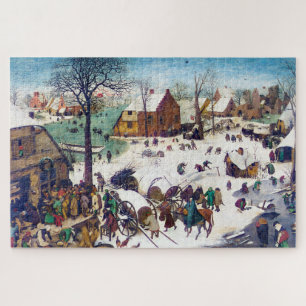 Puzzle Recensement à Bethléem, Pieter Bruegel